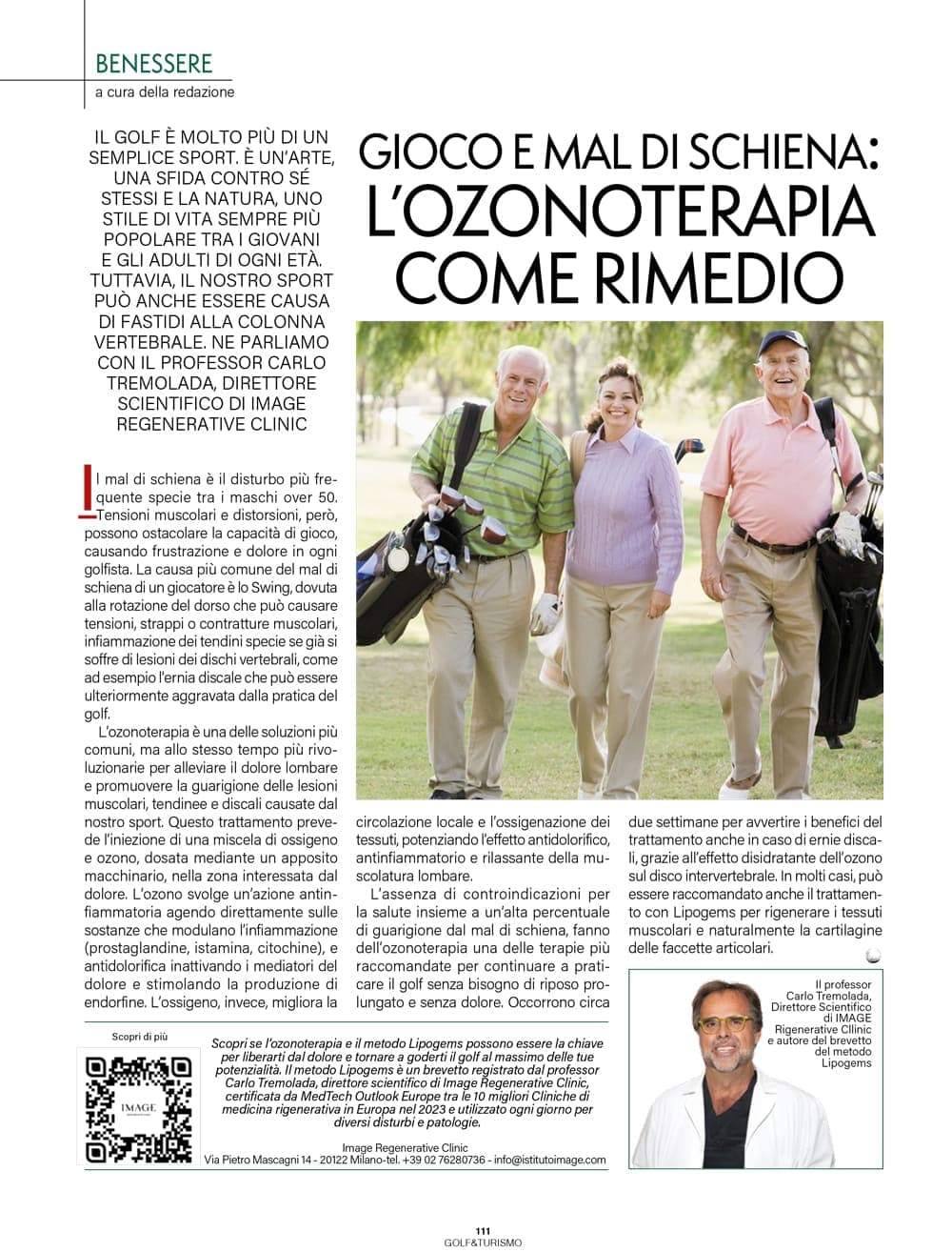 Gioco e mal di schiena: l'ozonoterapia come rimedio