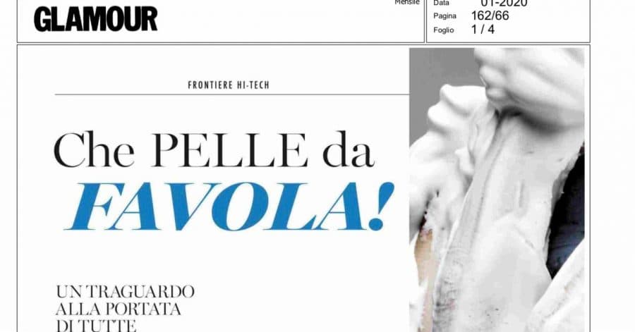 GLAMOUR – Che pelle da favola! – Dicembre – Gennaio 2020