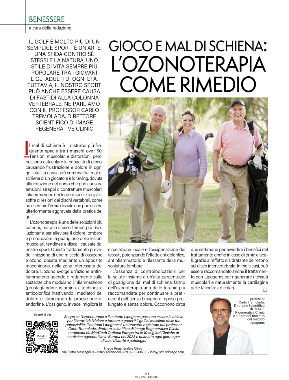 Gioco e mal di schiena: l'ozonoterapia come rimedio