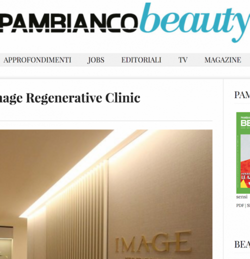 Nuovo ‘volto’ per Image Regenerative Clinic – Beauty Pambianconews
